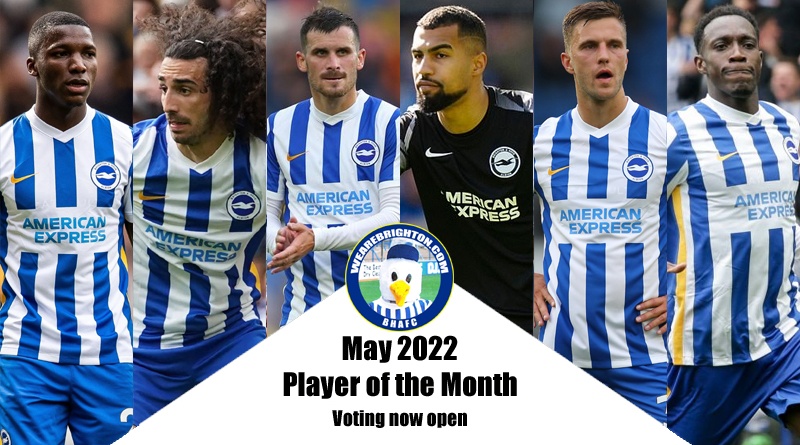 Voting is now open in the WAB Brighton Player of the Month poll for May 2022