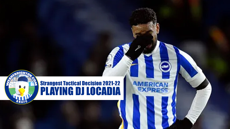 Playing Jurgen Locadia for 32 minutes in Brighton 0-0 Leeds United has been voted as Graham Potter's strangest tactical decision of 2021-22