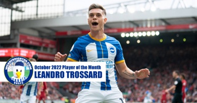 Leandro Trossard has been voted as WAB Brighton Player of the Month for October 2022