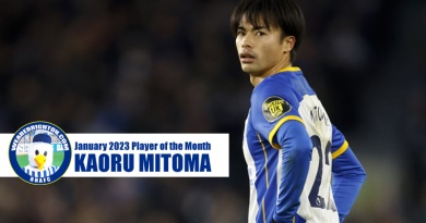 Kaoru Mitoma has been voted as WAB Brighton Player of the Month for January 2023