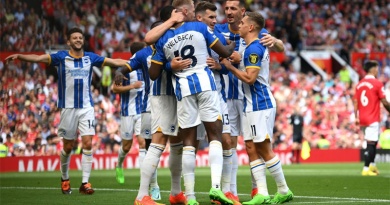 Brighton beat Manchester United 2-1 at Old Trafford in their first game of August and the 2022-23 season