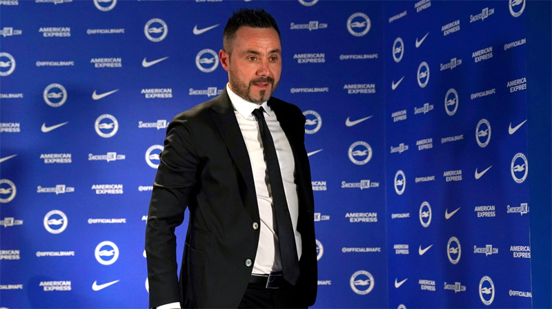 Brighton appointed Roberto De Zerbi as head coach in September of the 2022-23 season