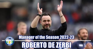 Roberto De Zerbi has won WAB Brighton Manager of the Season 2022-23