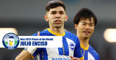 Julio Enciso has been voted as WAB Brighton Player of the Month for May 2023