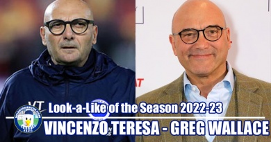 Vincenzo Teresa and Gregg Wallace has been voted WAB Brighton Look-a-Like of the Season 2022-23