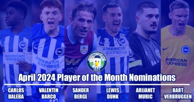 The nominations for the WAB April 2024 Brighton Player of the Month