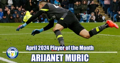 Arijanet Muric has won WAB Brighton April 2024 Player of the Month