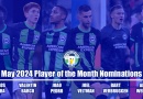 The nominations for the WAB May 2024 Brighton Player of the Month