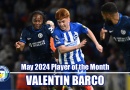 Valentin Barco has won WAB Brighton May 2024 Player of the Month