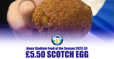 Brighton charged £5.50 for a scotch egg at the Amex Stadium in the 2023-24 season