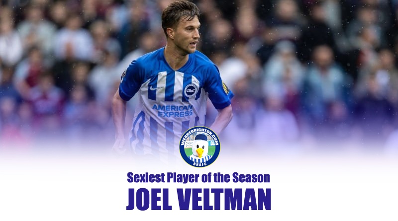 Joel Veltman has been voted WAB Brighton Sexiest Player of the Season 2023-24