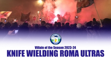 Roma Ultras who stabbed two Brighton fans have been voted WAB Villain of the Season 2023-24