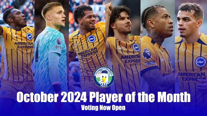 The nominations for the WAB October 2024 Brighton Player of the Month