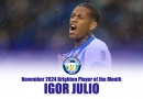 Igor has been voted WAB Brighton Player of the Month for November 2024