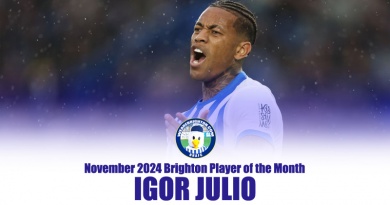 Igor has been voted WAB Brighton Player of the Month for November 2024