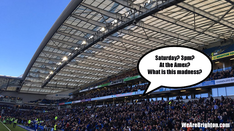 Brighton face Fulham in the Premier League