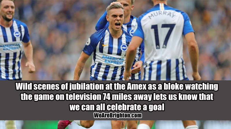 Brighton's Leandro Trossard had a goal disallowed by VAR in the Seagulls' 1-1 draw with West Ham United