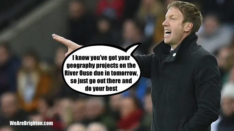 Graham Potter selected a Brighton team with an average age of 21.5 for the Carabao Cup defeat to Aston Villa