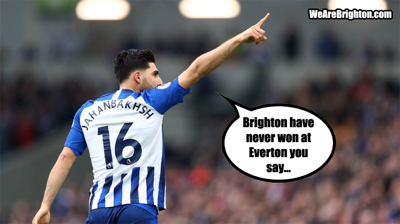 Match preview for Brighton v Everton where Alireza Jahanbakhsh will be looking to end another one of Brighton's poor records