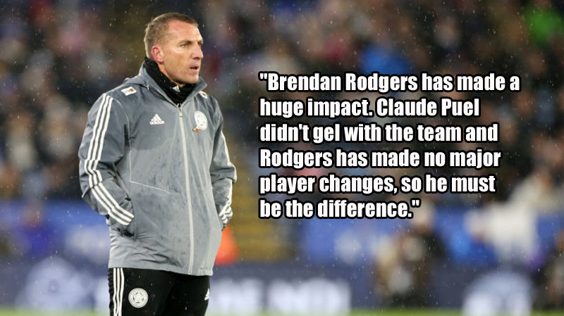 Leicester Till I Die have been impressed with Brendan Rodgers so far this season ahead of the Foxes hosting Brighton at the King Power Stadium