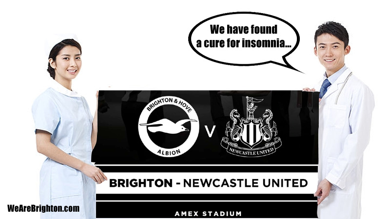 Brighton drew 0-0 with Newcastle United in one of the most mind numbingly boring games of football there has ever been