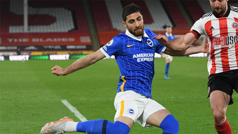 Alireza Jahanbakhsh topped the player ratings for Brighton in their 1-0 defeat to Sheffield United despite only being on the pitch for 23 minutes