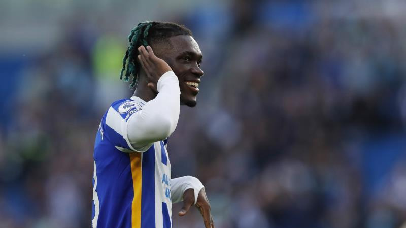 Yves Bissouma topped the Brighton player ratings as the Albion beat Watford 2-0 to go top of the Premier League table