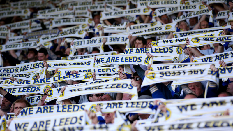 Leeds United and their famous support will come to the Amex to face Brighton & Hove Albion