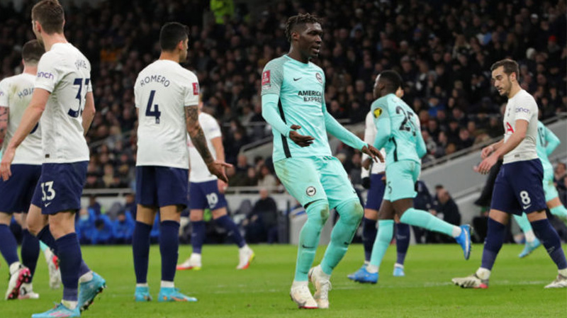 Yves Bissouma scored and was the best player on the pitch to top the player ratings as Brighton lost 3-1 against Spurs in the FA Cup