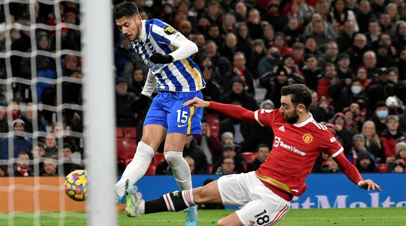 Jakub Moder topped the Brighton player ratings as the Albion suffered an unfortunate 2-0 defeat at Man United