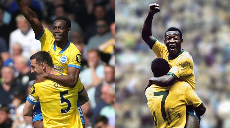 Danny Welbeck celebrated like Pele as Brighton drew 1-1 at Leeds United