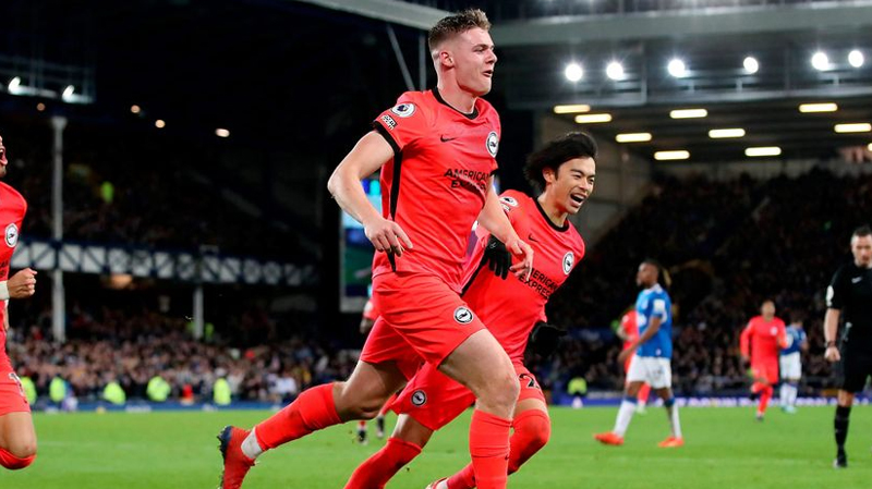 Evan Ferguson topped the player ratings with a goal and an assist in Everton 1-4 Brighton