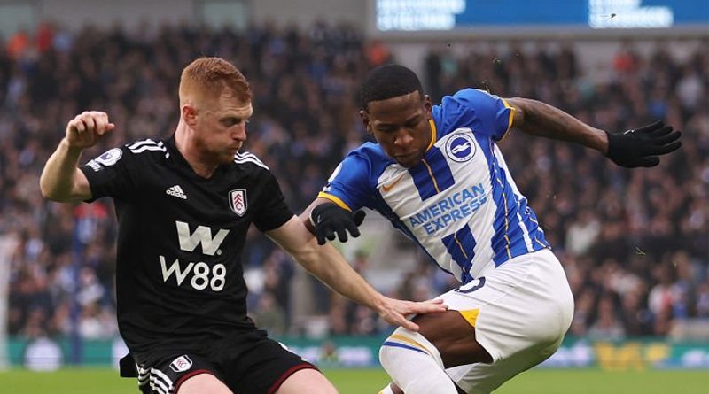 Pervis Estupinan topped the player ratings as Brighton lost 0-1 at home to Fulham