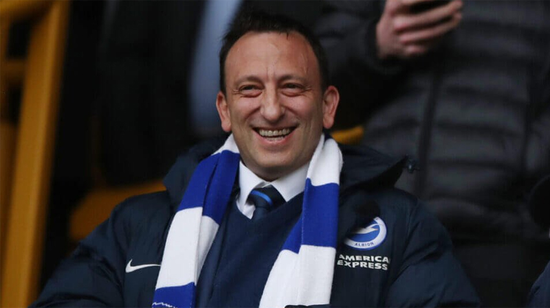 Brighton chairman Tony Bloom has a long standing rivalry with Brentford owner Matthew Benham