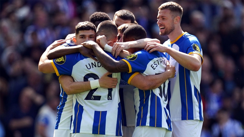 Brighton secured their biggest ever top flight win by beating Wolves 6-0 at the Amex