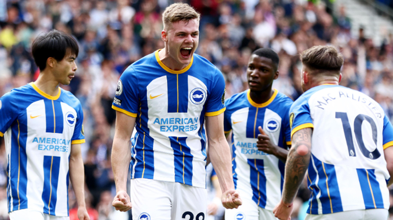 Evan Ferguson scored twice against Southampton as Brighton won 3-1 to top the player ratings