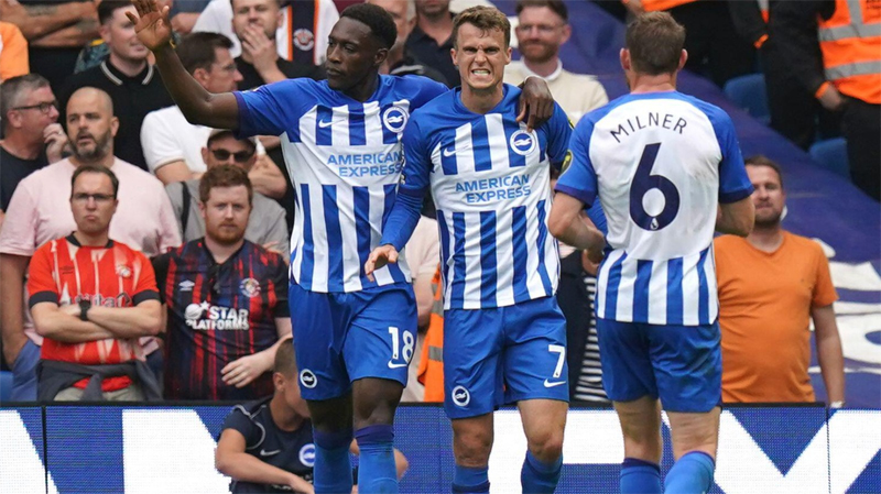 Brighton beat Luton Town 4-1 in their opening game of the 2023-24 Premier League season