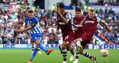 Pascal Gross topped the player ratings in Brighton 1-3 West Ham