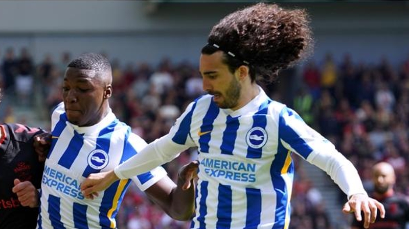 Moises Caicedo and Marc Cucurella have swapped Brighton for Chelsea in the past year