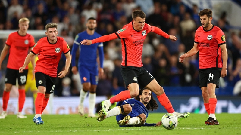 Brighton exited the Carabao Cup following a 1-0 defeat at Chelsea