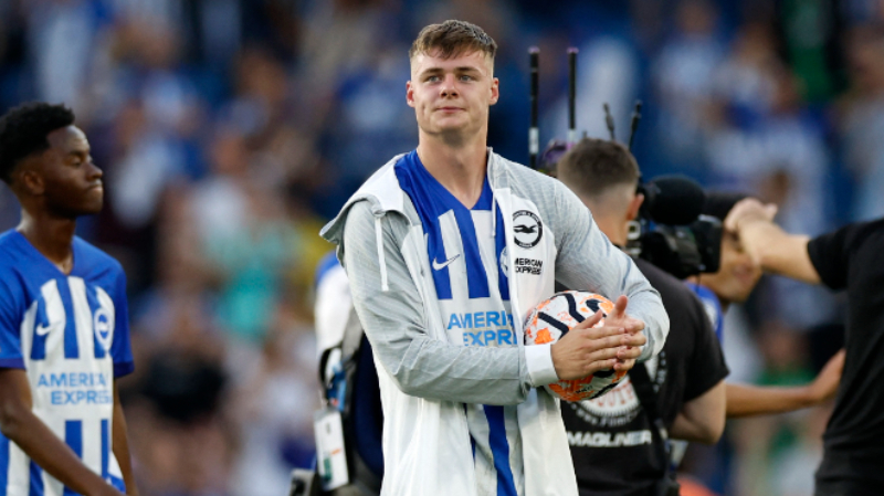 Evan Ferguson scored a hat-trick as Brighton beat Newcastle 3-1 at the Amex