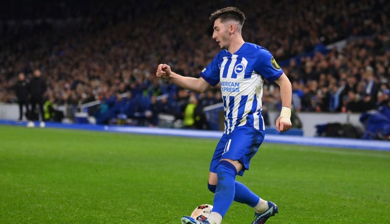 Billy Gilmour topped the player ratings in Brighton 1-0 Marseille