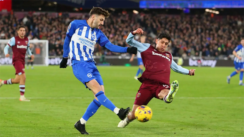 West Ham and Brighton drew 0-0 at the London Stadium