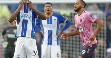 Brighton lost 5-1 against Everton at the Amex with Simon Hooper as referee