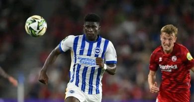 Carlos Baleba topped the player ratings as Brighton beat Crawley Town 4-0 in the Carabao Cup