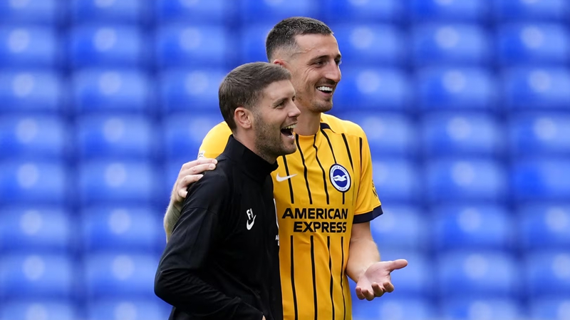 Fabian Hurzeler takes charge of his first home game as Brighton manager against Manchester United