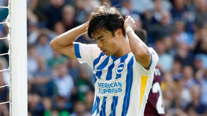 Kaoru Mitoma missed a glorious chance in Brighton 0-0 Ipswich Town