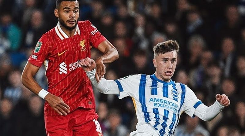 Brajan Gruda topped the Brighton 2-3 Liverpool player ratings on his full debut for the Albion