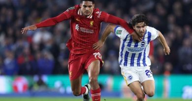 Brighton 2-3 Liverpool saw the Albion eliminated from the League Cup