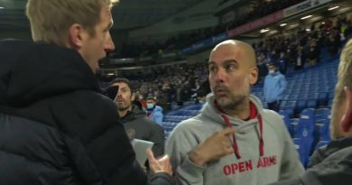 Pep Guardiola loses his mind at Graham Potter as Brighton beat Manchester City 3-2 at the Amex